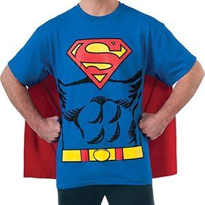 NWOT Superman Cape Costume Tee Shirt